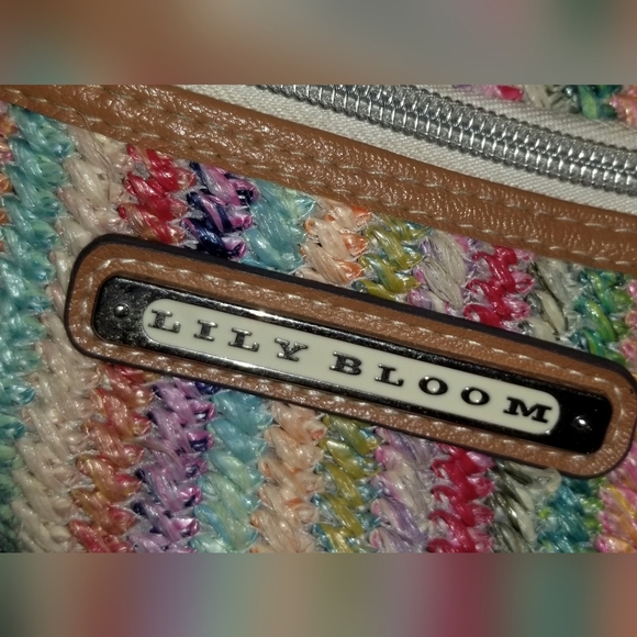 Women's Lily Bloom Small Woven Boho Adjustable Crossbody Pastel Bag - Picture 2 of 9